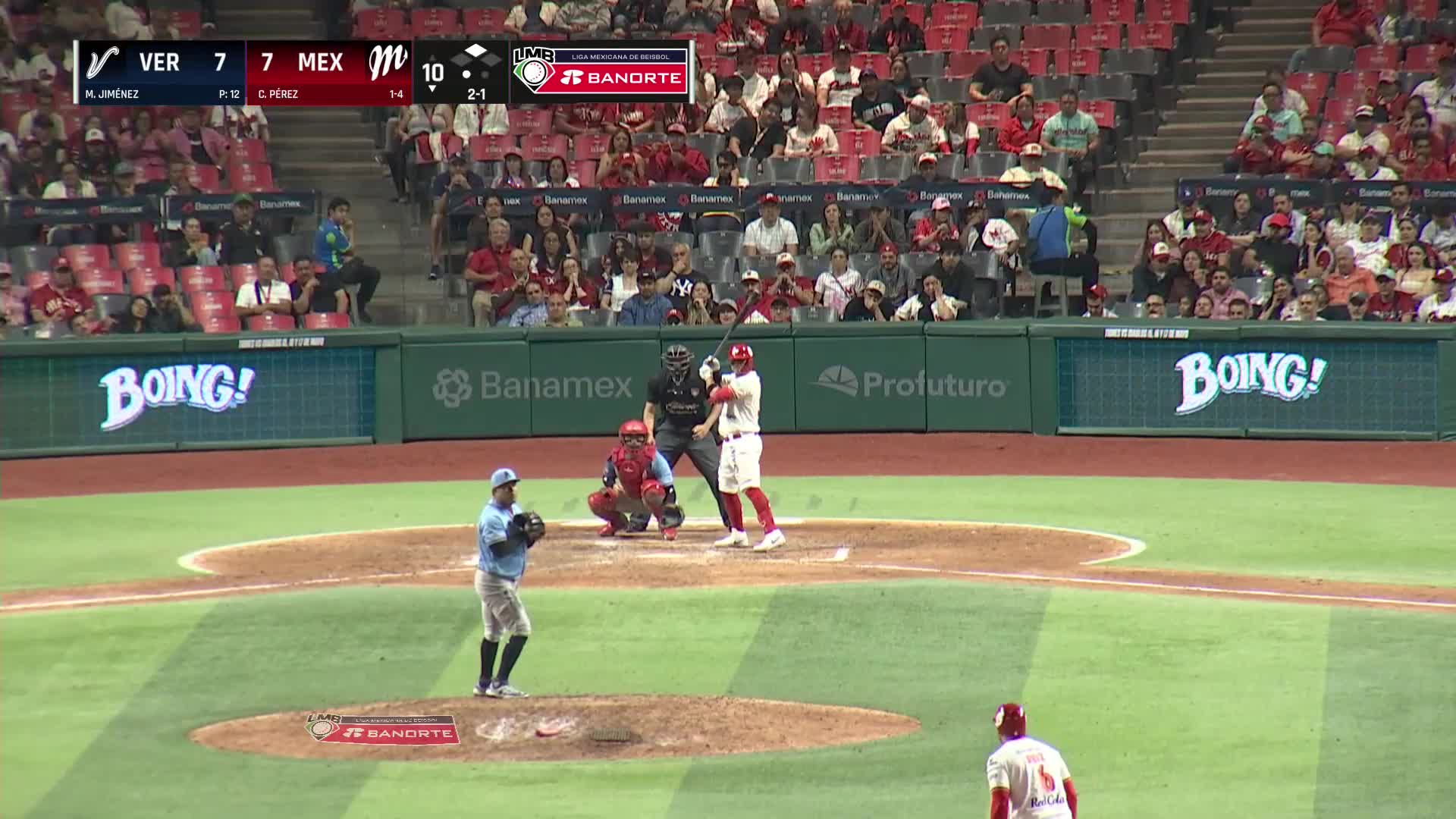 Carlos Pérez Walk off Vs Veracruz