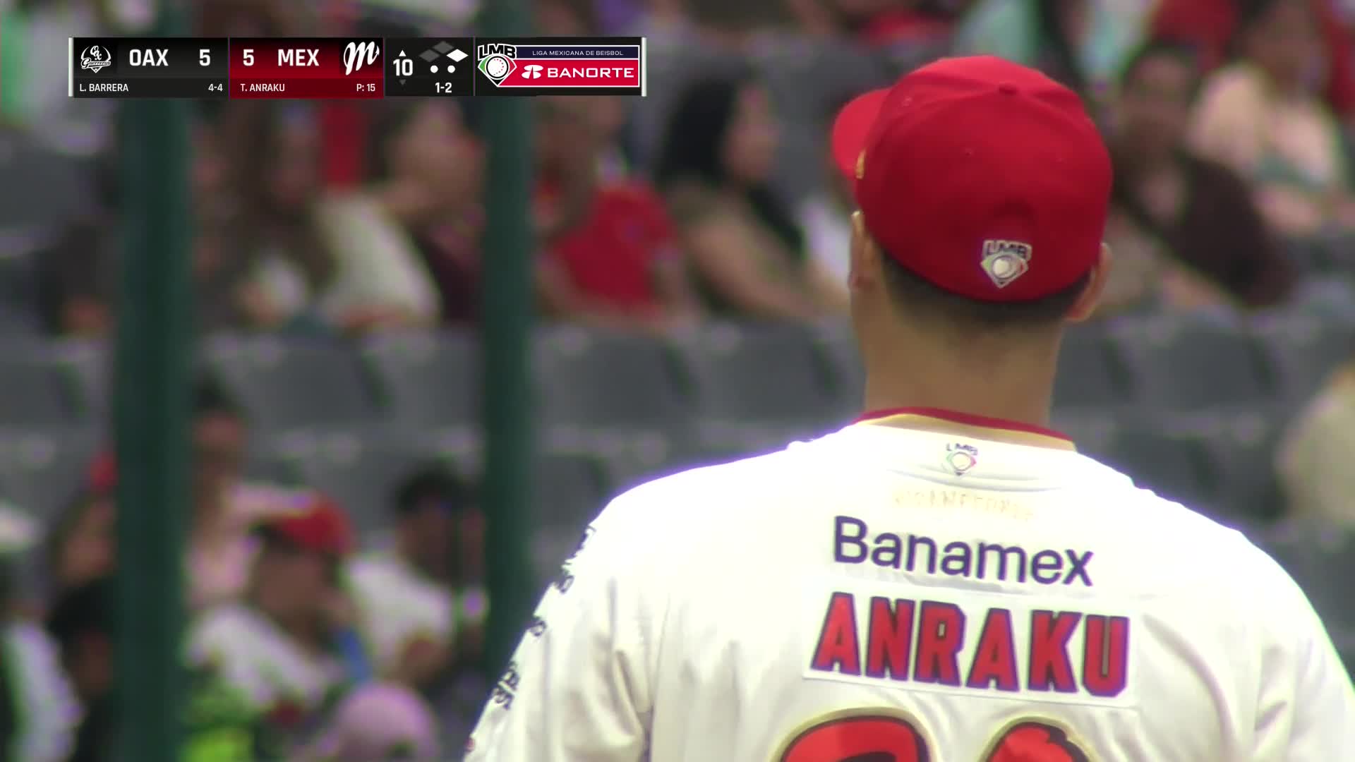 Anraku cuelga el cero en extra innings vs Oaxaca.
