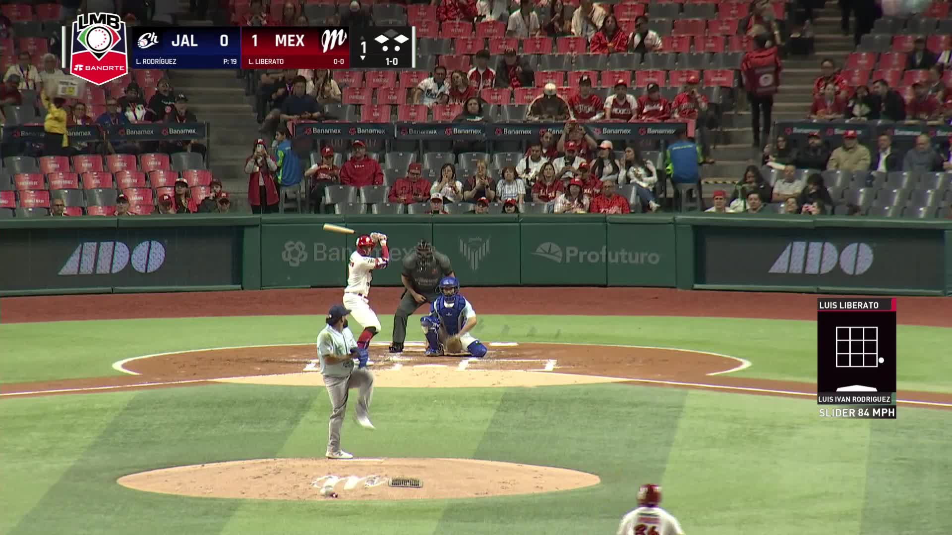 Doblete productor Liberato vs Charros juego 2